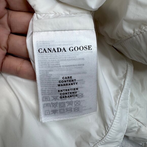 Canada Goose White Abbott Packable Puffer Winter Jacket Black Label Women SP - Picture 7 of 15
